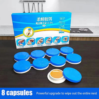 Imported Cockroach Killer Gel 8Pcs Box