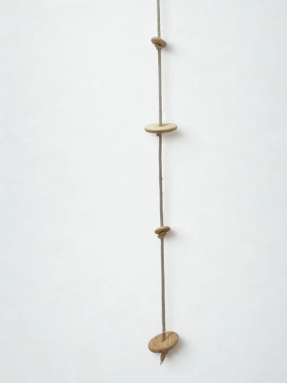 Wooden Disc Climbing Rope