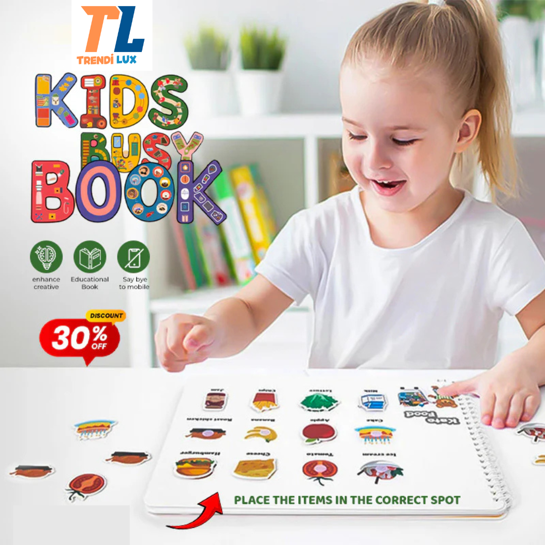 Fun & Activity Kids Busy Book