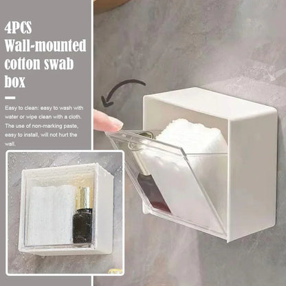 1PC Clear Wall Bathroom Organizer