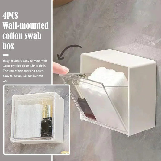 1PC Clear Wall Bathroom Organizer