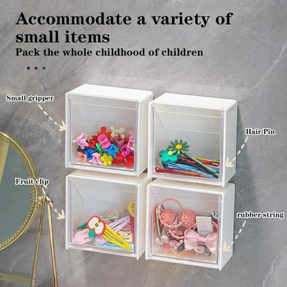 1PC Clear Wall Bathroom Organizer