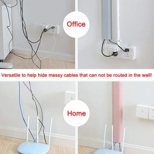 1pcs Safe Hide TV Cable Cover Wire Cord Home Organizer