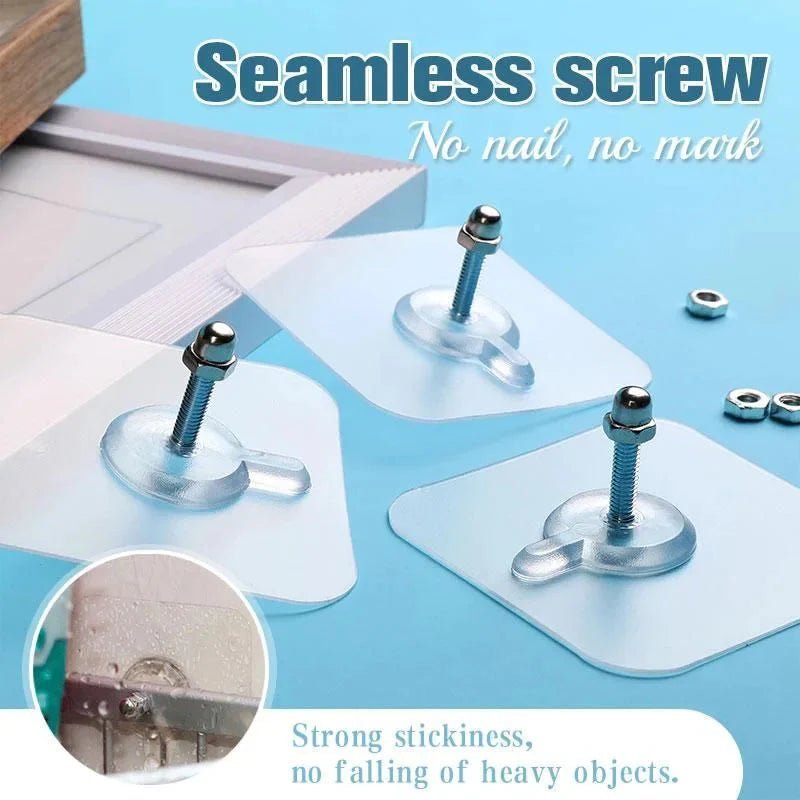 Punch-Free Screw Stickers High Quality (Pack Of 10)