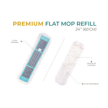 PREMIUM FLAT MOP - DRY 24″ INCH (60CM)