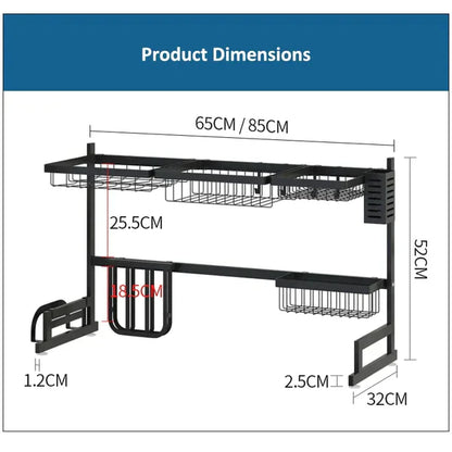 STAINLESS STEEL SINK DRAIN RACK