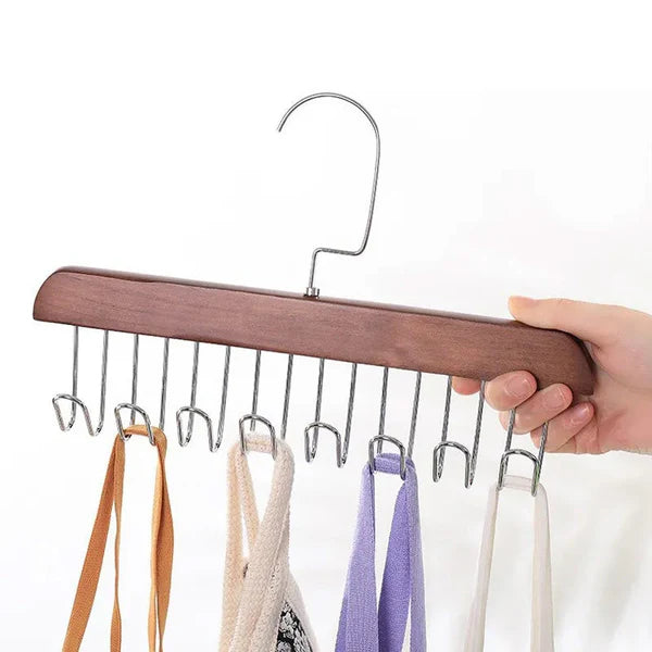 Multipurpose Wooden Hanger - 1Pc