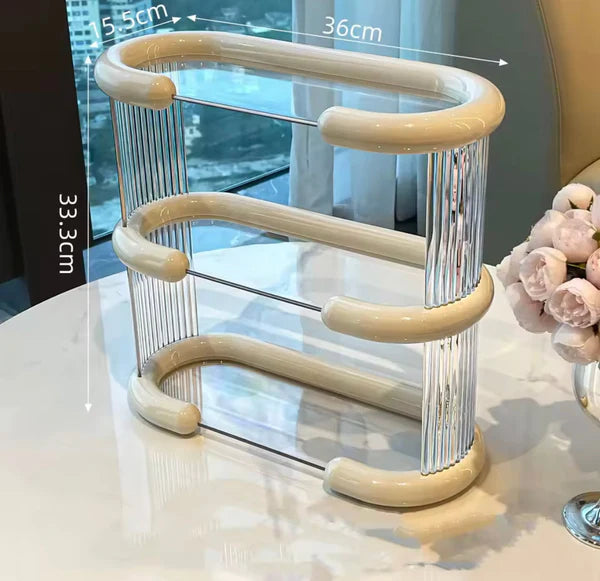 Bathroom Countertop Organizer 3 Layers