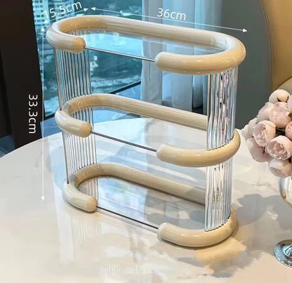 Bathroom Countertop Organizer 3 Layers