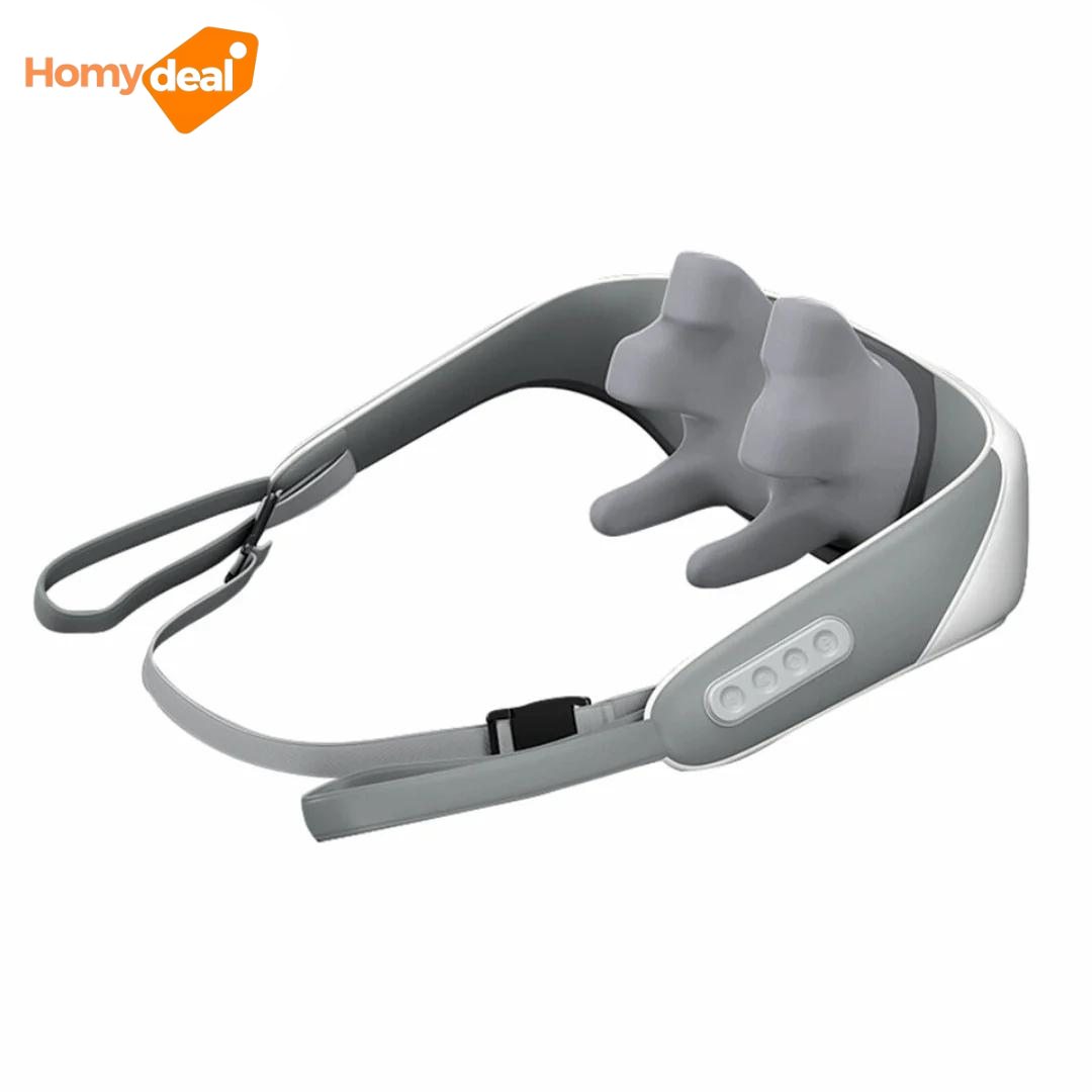 Electric Deep Tissue 3D Kneading Massager For Head and Shoulder + FREE GIFT (EMS Massager)