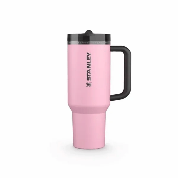 Stanley Quencher Flip Straw 40 oz - Messi GOAT Pink