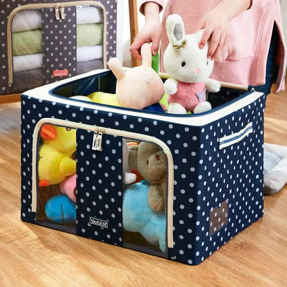 Folding Storage Box For Clothes - 55 Ltr