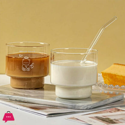 Transparent Glass Cup-Small Bottom Cup – Dessert Glass