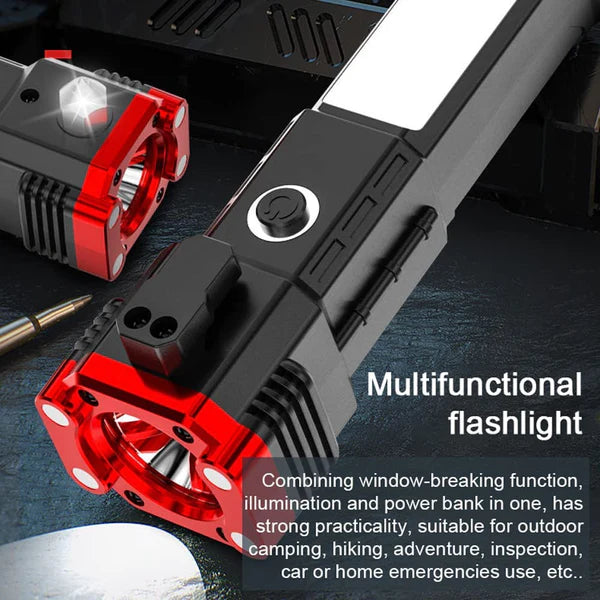 Multifunction Portable LED Rechargeable Flashlight