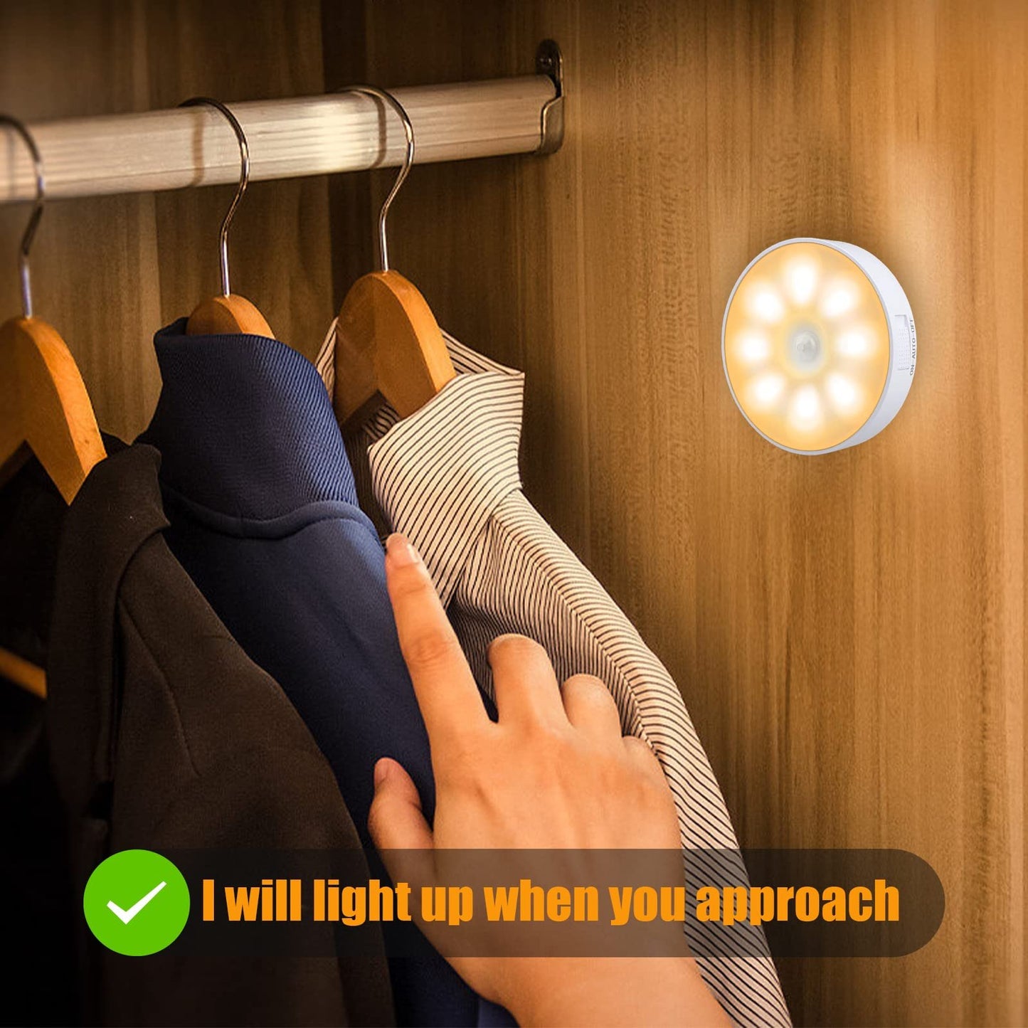 Intelligent Chargeable Motion Sensor Night Light