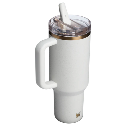 Stanley Quencher Flip Straw 40 oz - Cream Moon