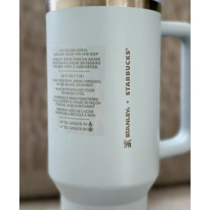 Stanley Quencher H2.0 Tumbler 40 oz - Starbucks Edition - Spring Blue