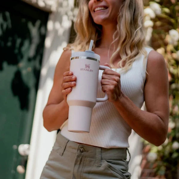 Stanley Quencher H2.0 Tumbler 40 oz - Rose Quartz