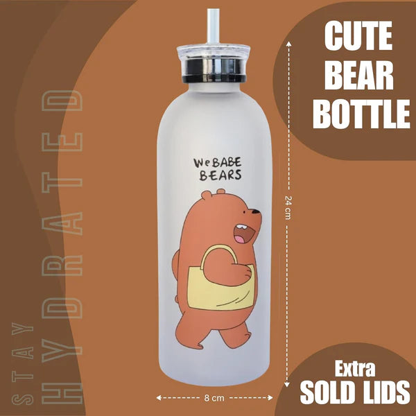 We Bare Bears Bottle 1000ml (Random Color)
