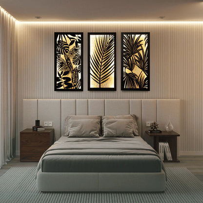 Golden Jungle (Set of 3 Frames)