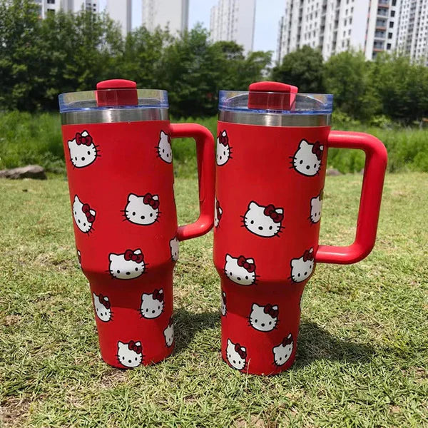 Stanley Quencher H2.0 Tumbler 40 oz - Hello Kitty Edition - Red