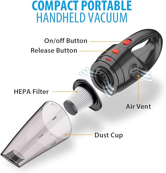 Compact Portable Handheld Vacuum