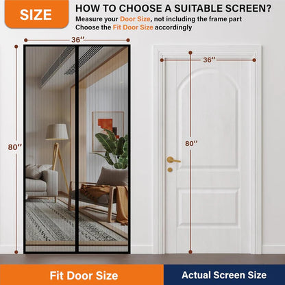Magic Mesh Magnetic Screen Door