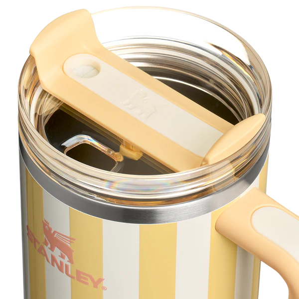Stanley Quencher H2.0 Tumbler 40 oz -Cabana Stripes Butter