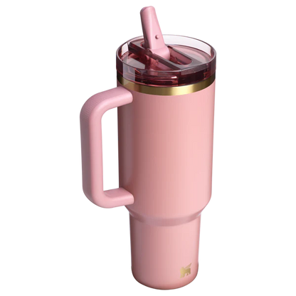 Stanley Quencher Flip Straw 40 oz - Antique Pink