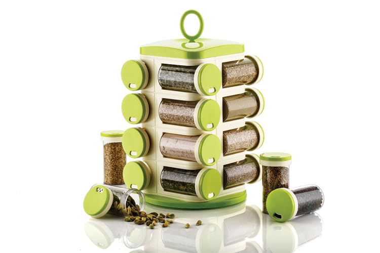 16pcs Rotating Spice Rack