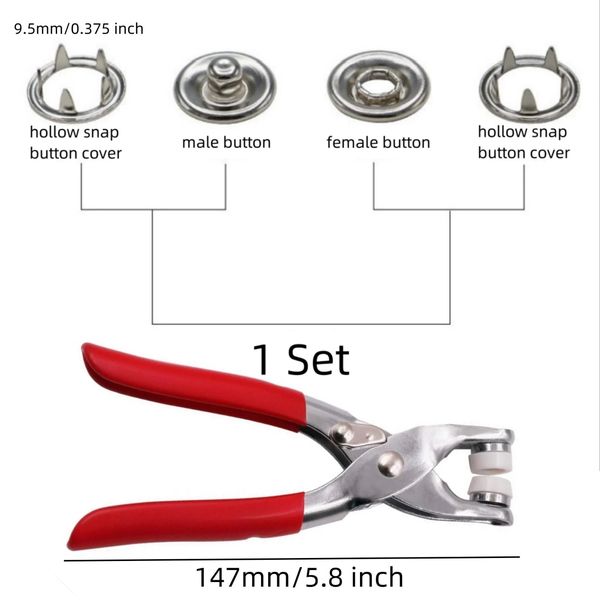 Metal ButtonSnapper Elite Set with Free Buttons
