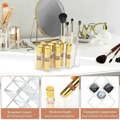 10 Grid Lipstick Organizer