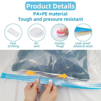 Air-Evacuation Storage Space-Saving Kit