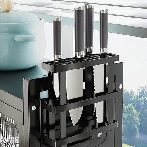 Over Sink Dish Drying Rack with Dust-Proof Cabinet Doors, 2 Tier Large Storage Kitchen Dish Drainer Rack Space Saver Shelf Holder, Above Sink Dish Racks with Utensil Holder, Knife Holder
