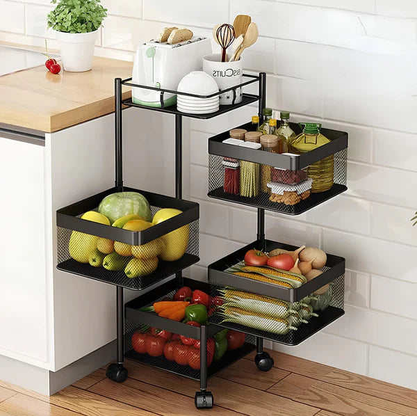 Premium Square Metal Trolley