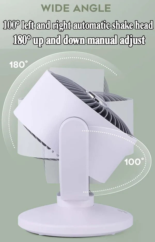 Mini Rechargeable Rotating Fan
