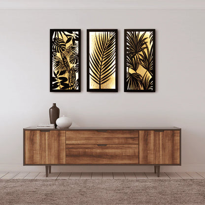 Golden Jungle (Set of 3 Frames)