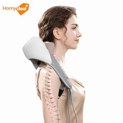 Electric Deep Tissue 3D Kneading Massager For Head and Shoulder + FREE GIFT (EMS Massager)