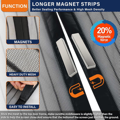 Magic Mesh Magnetic Screen Door