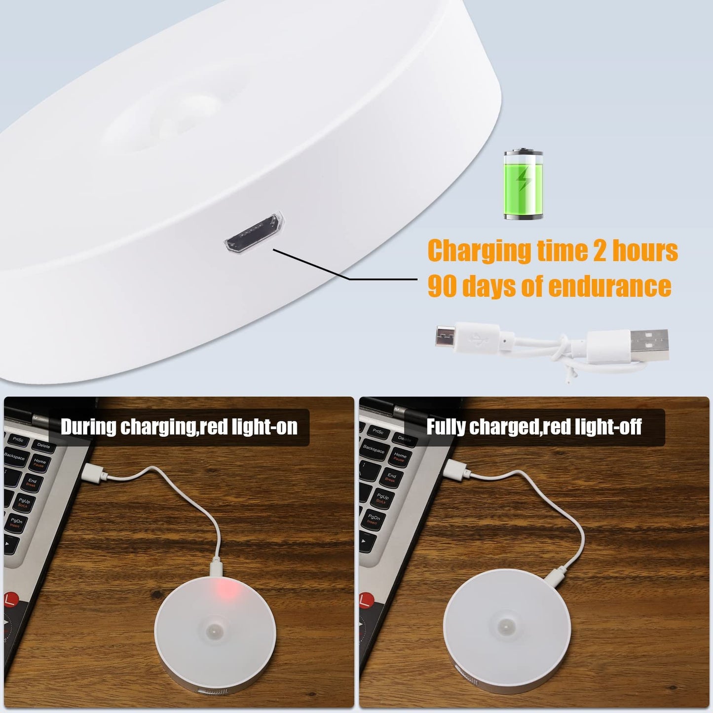 Intelligent Chargeable Motion Sensor Night Light