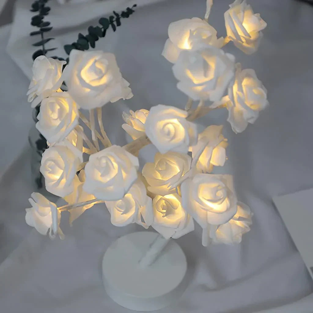 White Flower Lamp