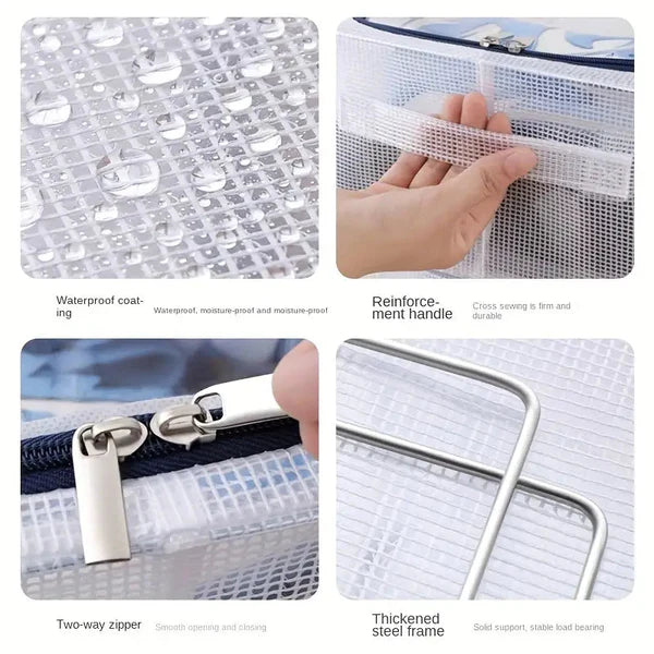 Foldable Transparent Storage Box for Shoes, Toys, Clothes, Books.