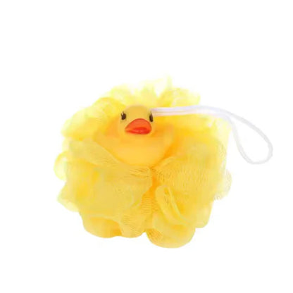 Kids Bath Sponge Ball - with Soft Toy