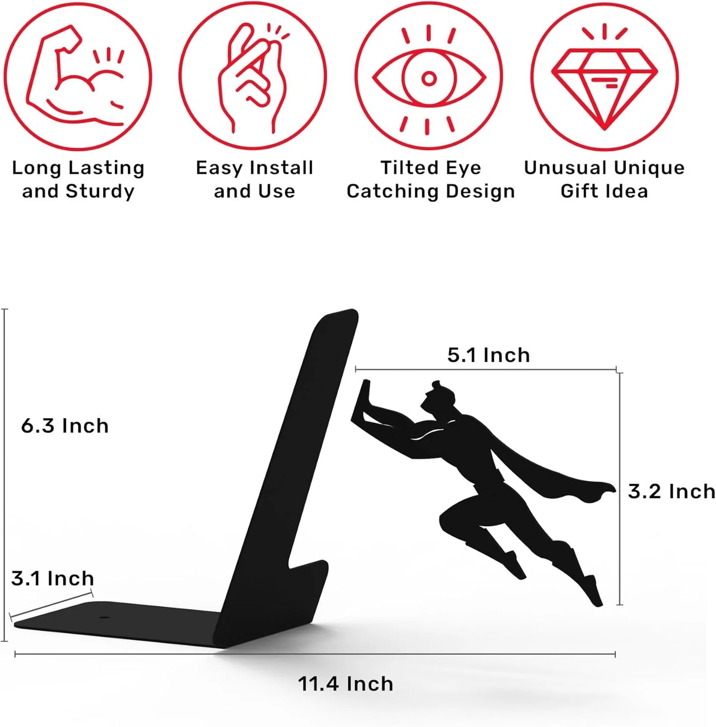 Hero Lift Bookend