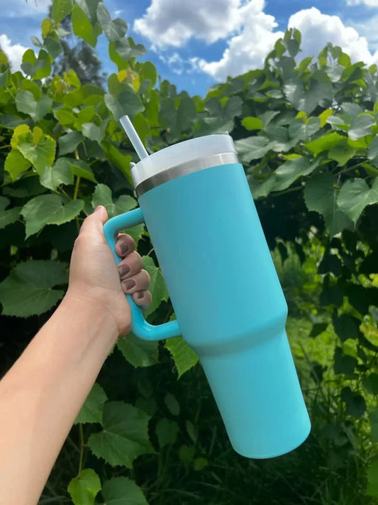 1Pc Stainless Steel Tumbler (40oz) - Turquoise