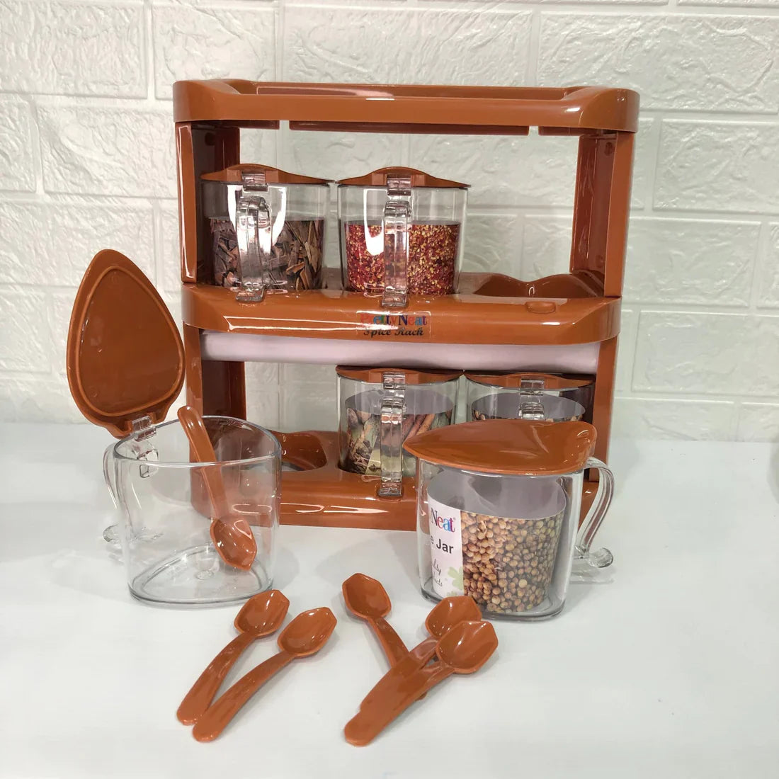 6 In 1 Spice Rack Set