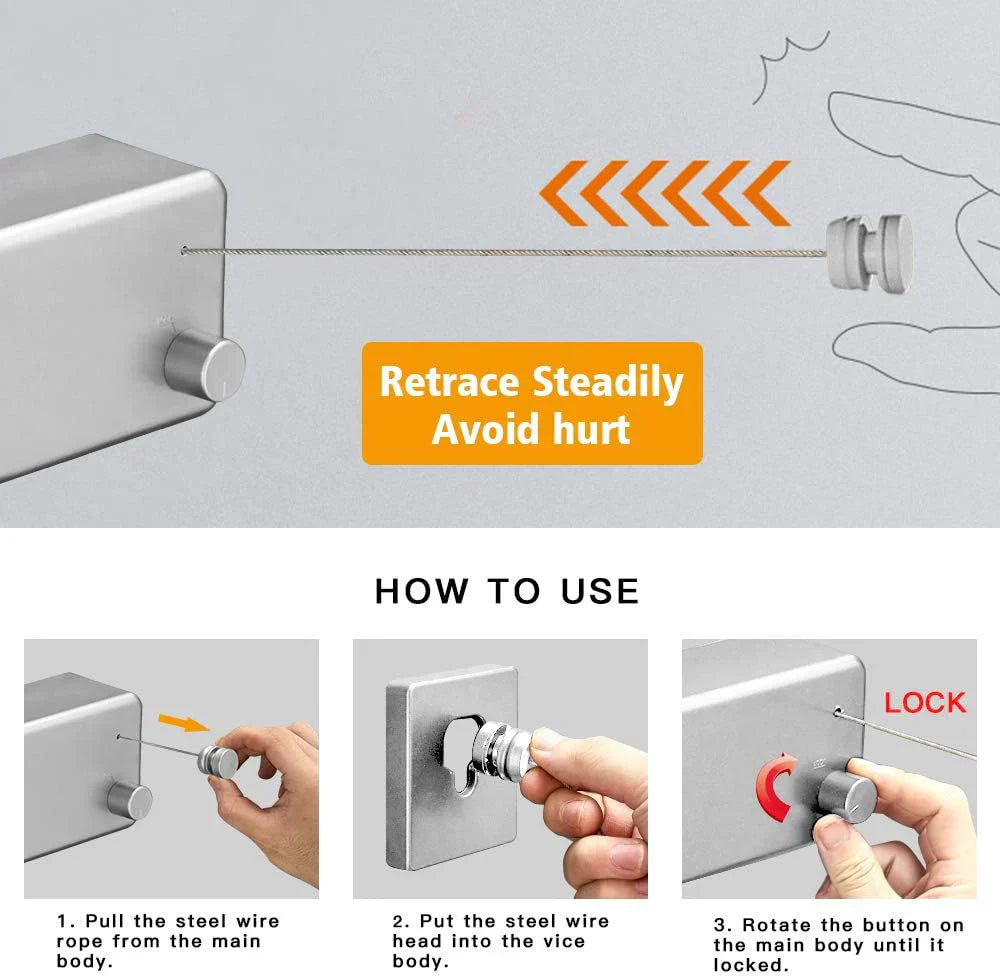 Modern Retractable Washing Line