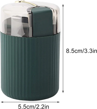 Button Press Toothpick Box