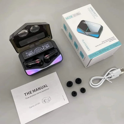 M28 TWS Earbuds with Gaming Mode