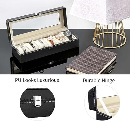 6 Slots Watch Box